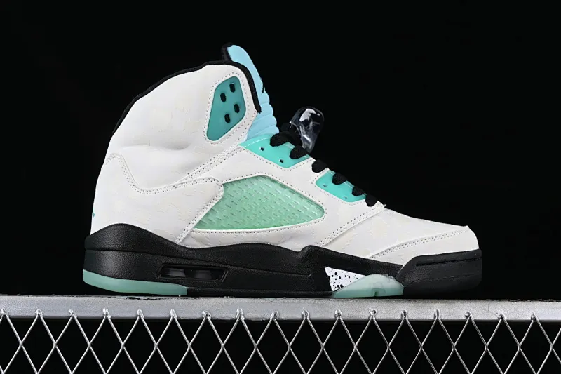 All categories Air Jordan Jordan series basketball shoes Air Jordan 5 Air Jordan 5 "Island Green" AJ5 Joe 5 Snow Leopard 3M Reflective Guo Ailun's same style CN2932-100